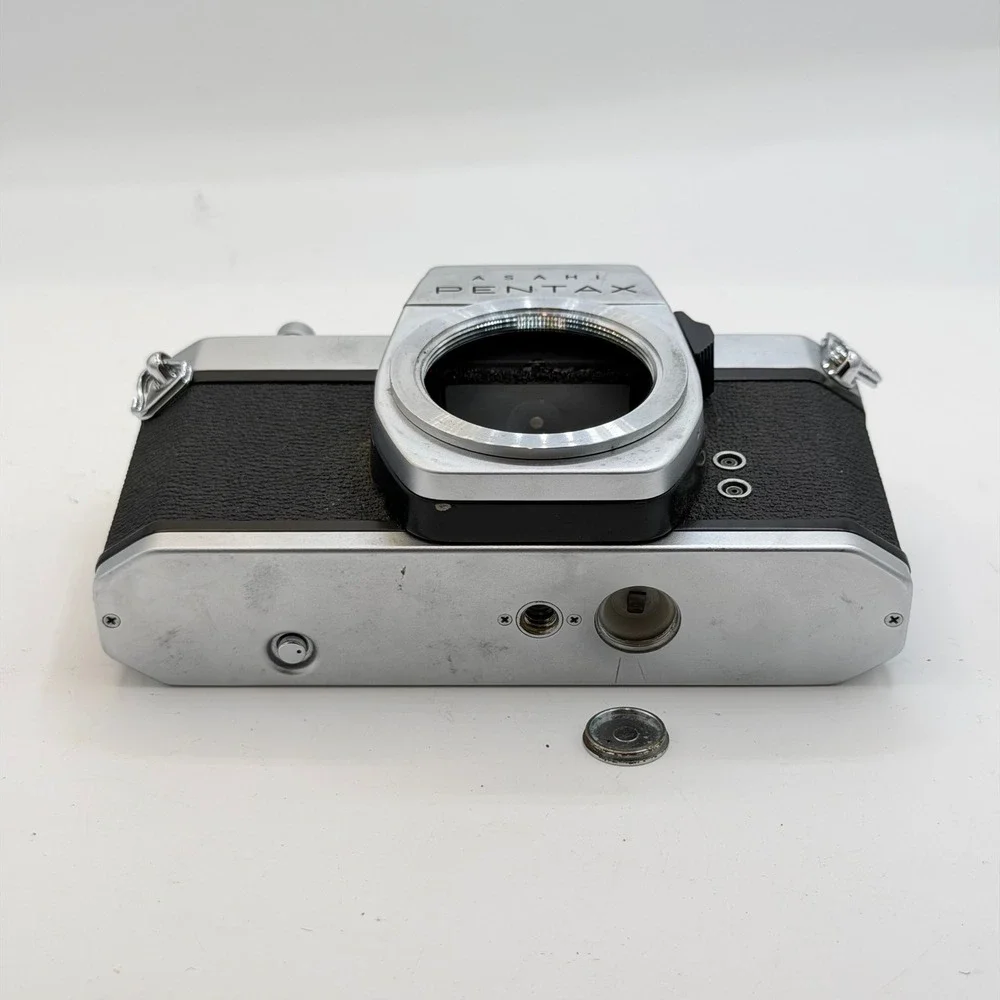 Asahi Pentax Spotmatic SP 500 35mm SLR Film Camera Body Silver Black 3250955